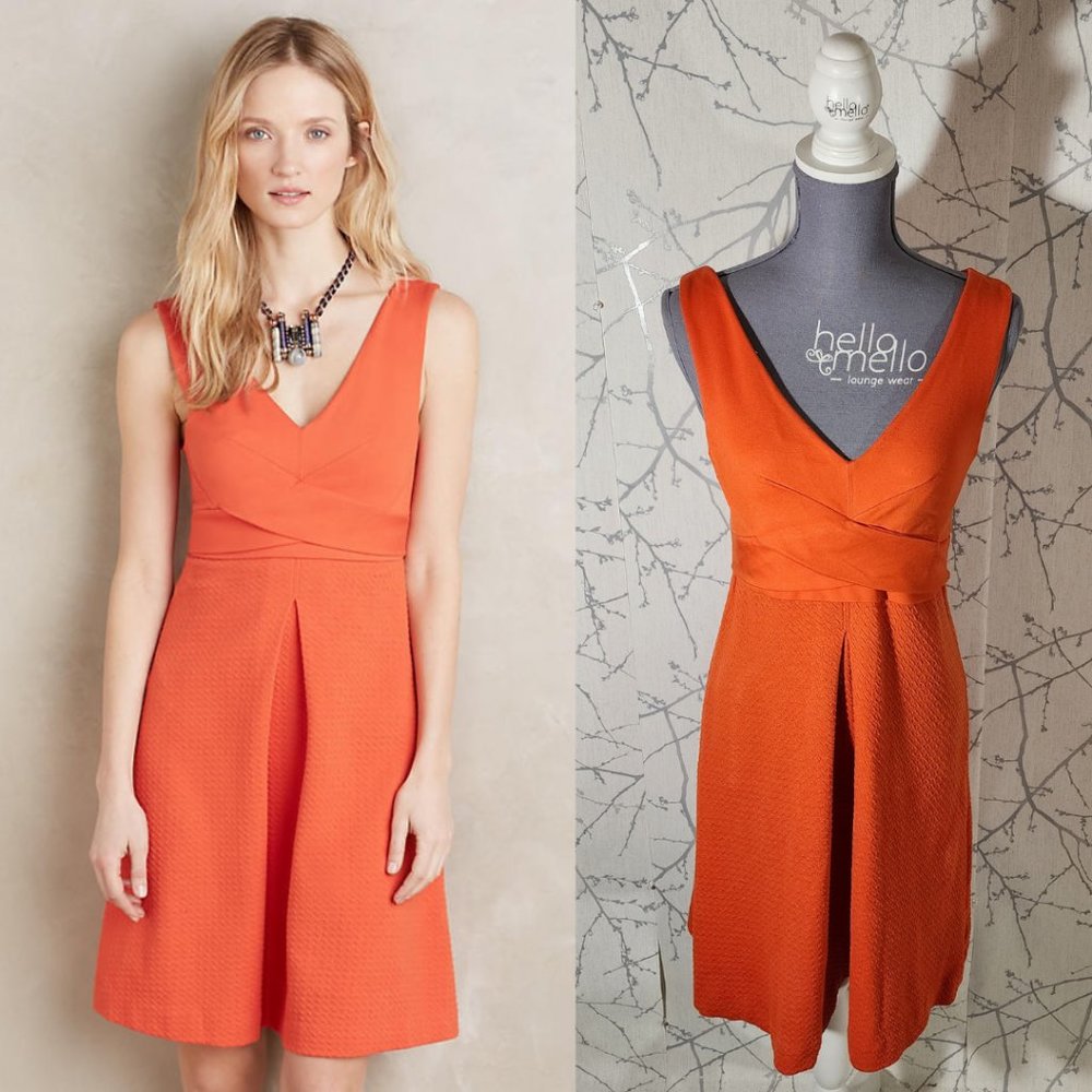 HD in Paris Orange Ardmore A-Line Dress